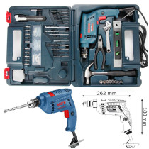BỘ MÁY KHOAN 500W BOSCH GSB 10 RE SET (100 chi tiết) BỘ MÁY KHOAN 500W BOSCH GSB 10 RE SET (100 chi tiết)