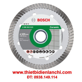 Đĩa cắt đá Creamic BOSCH 105x16/20 Turbo 2608603615 Đĩa cắt đá Creamic BOSCH 105x16/20 Turbo 2608603615