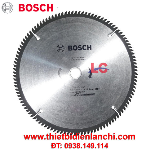 Đĩa cưa nhôm BOSCH T112 ALU - 2608644314 (250x25.4mm)