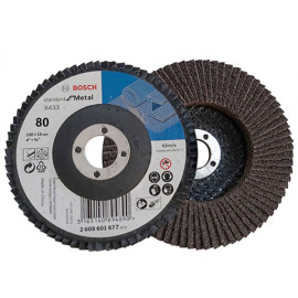 Đĩa nhám xếp Alox P60 Ø125mm Bosch 2608601689 Đĩa nhám xếp Alox P60 Ø125mm Bosch 2608601689