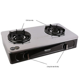 Bếp gas Paloma mặt Inox PA-V71SB Bếp gas Paloma mặt Inox PA-V71SB