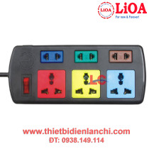 Ổ cắm điện đa năng LIOA 3D3S52 (Đen) Ổ cắm điện đa năng LIOA 3D3S52 (Đen)