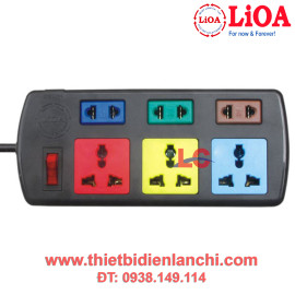 Ổ cắm điện đa năng LIOA 3D3S52 (Đen) Ổ cắm điện đa năng LIOA 3D3S52 (Đen)