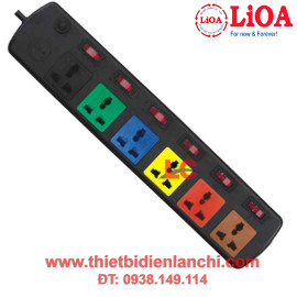 Ổ cắm 6D ON - OFF có nắp che LIOA 3m x 2 6DOF32N (Đen) Ổ cắm 6D ON - OFF có nắp che LIOA 3m x 2 6DOF32N (Đen)