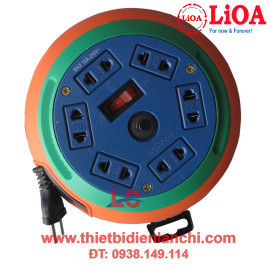 Ổ cắm đĩa bay LiOA DB10-2-10A dây 10m x 2 10A (Nhiều màu) Ổ cắm đĩa bay LiOA DB10-2-10A dây 10m x 2 10A (Nhiều màu)