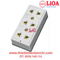 Ổ cắm ba lỗ nổi có nắp che an toàn Lioa OC3NCKD Ổ cắm ba lỗ nổi có nắp che an toàn Lioa OC3NCKD