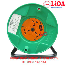 Ổ cắm kéo dài LiOA quay tay kiểu Rulo - 15A 20m dây - QN20-3-15A Ổ cắm kéo dài LiOA quay tay kiểu Rulo - 15A 20m dây - QN20-3-15A