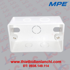 Hộp nhựa âm tường đơn MPE-A157N Hộp nhựa âm tường đơn MPE-A157N