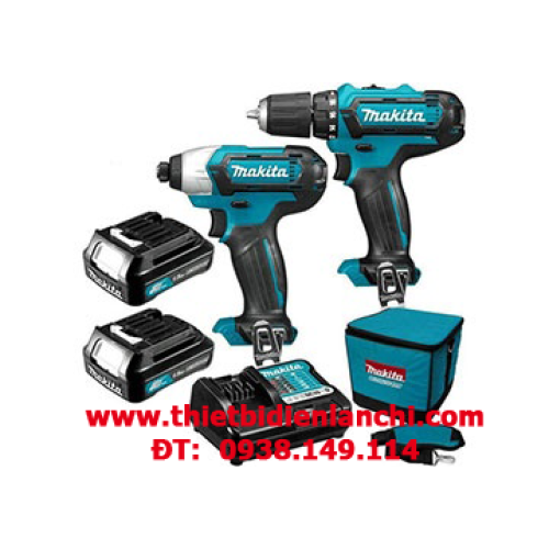 BỘ MÁY BẮT VÍT DÙNG PIN MAKITA CLX201S