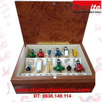 Bộ mũi phay 12 chi tiết cốt 8mm Makita A-88054 Bộ mũi phay 12 chi tiết cốt 8mm Makita A-88054