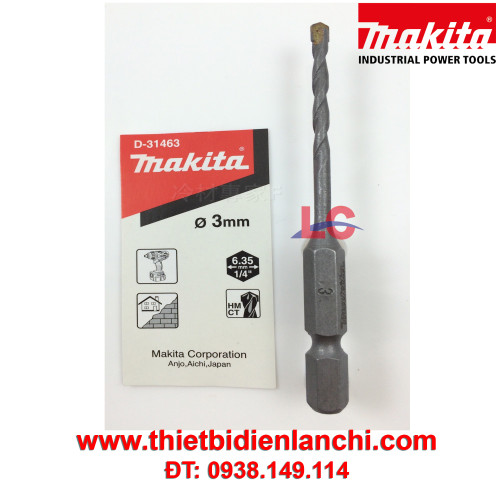 Mũi khoan bê tông chuôi kẹp Makita D-31463