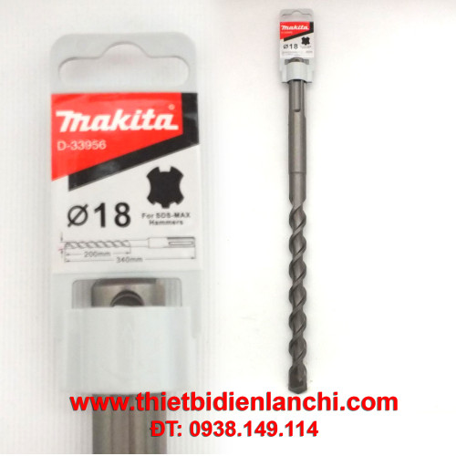 Mũi khoan bê tông SDS Max Makita D-33956