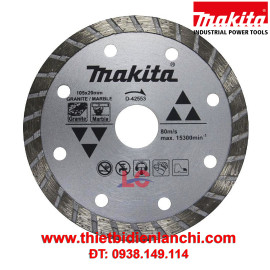 Lưỡi cắt kim cương Makita D-42553 (105 x 20mm-Bạc) Lưỡi cắt kim cương Makita D-42553 (105 x 20mm-Bạc)