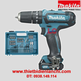 Máy khoan búa - bắt vít dùng Pin Makita HP332DSAE