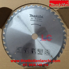 Lưỡi cắt gỗ hợp kim 40 răng Makita P-67885 (255 x 25.4 x 60T) Lưỡi cắt gỗ hợp kim 40 răng Makita P-67885 (255 x 25.4 x 60T)