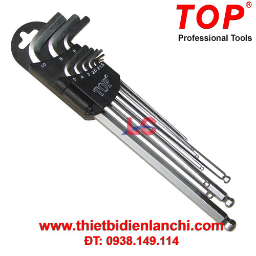Bộ lục giác 9 cây HỆ MÉT 1.5--10mm TOP - TW-21009A 