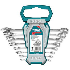 Bộ cờ lê vòng miệng 8 chi tiết Total THT102286