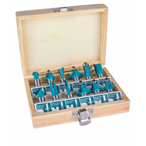 Bộ mũi phay 12 chi tiết cốt 12mm Total TACSR2121