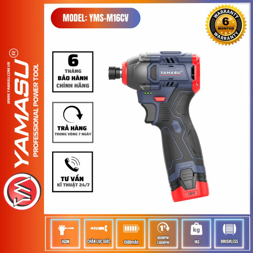 MÁY CHUYÊN VÍT YAMASU YMS-M16CV PIN 16V